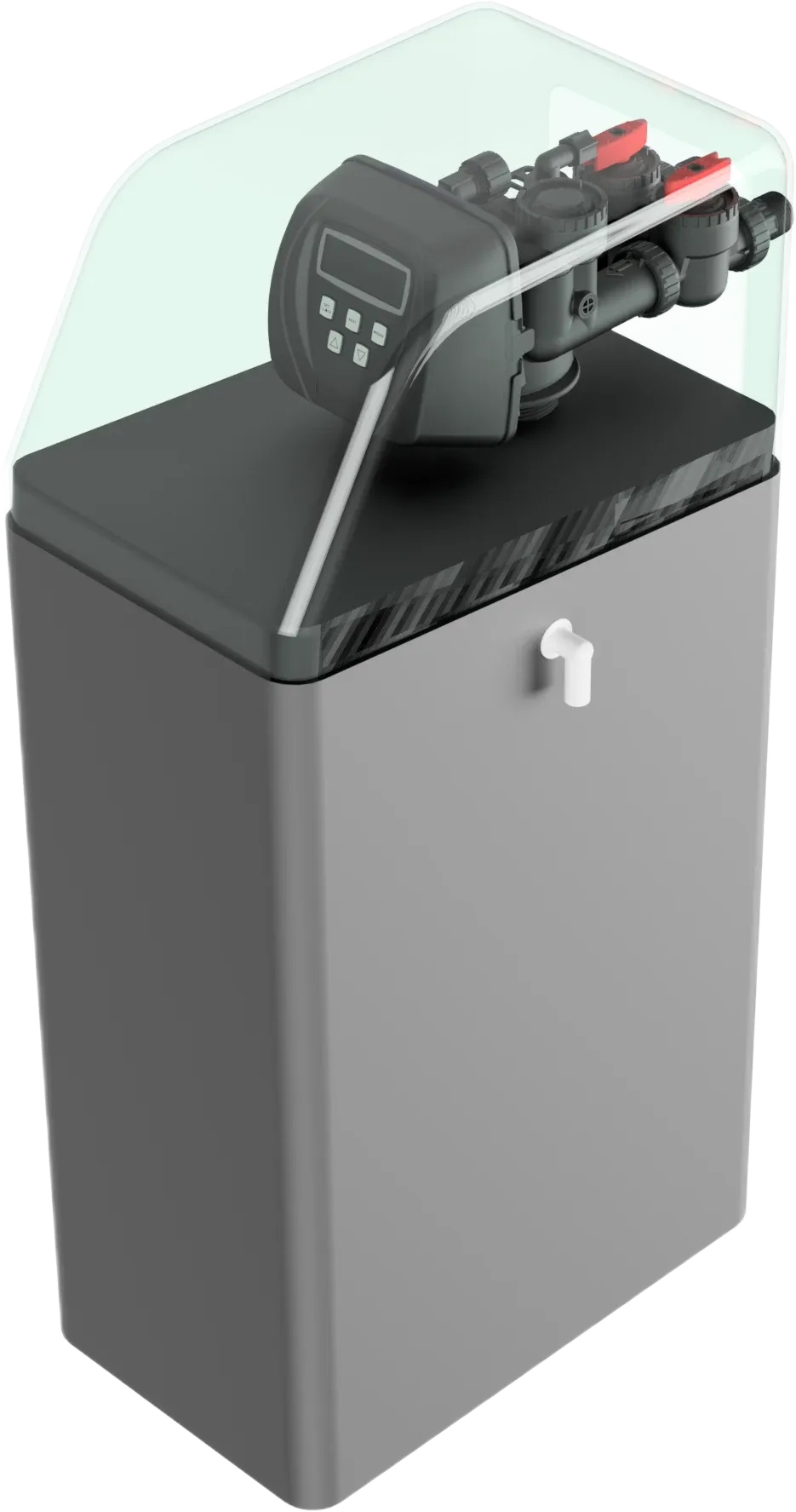 Single-column softening system