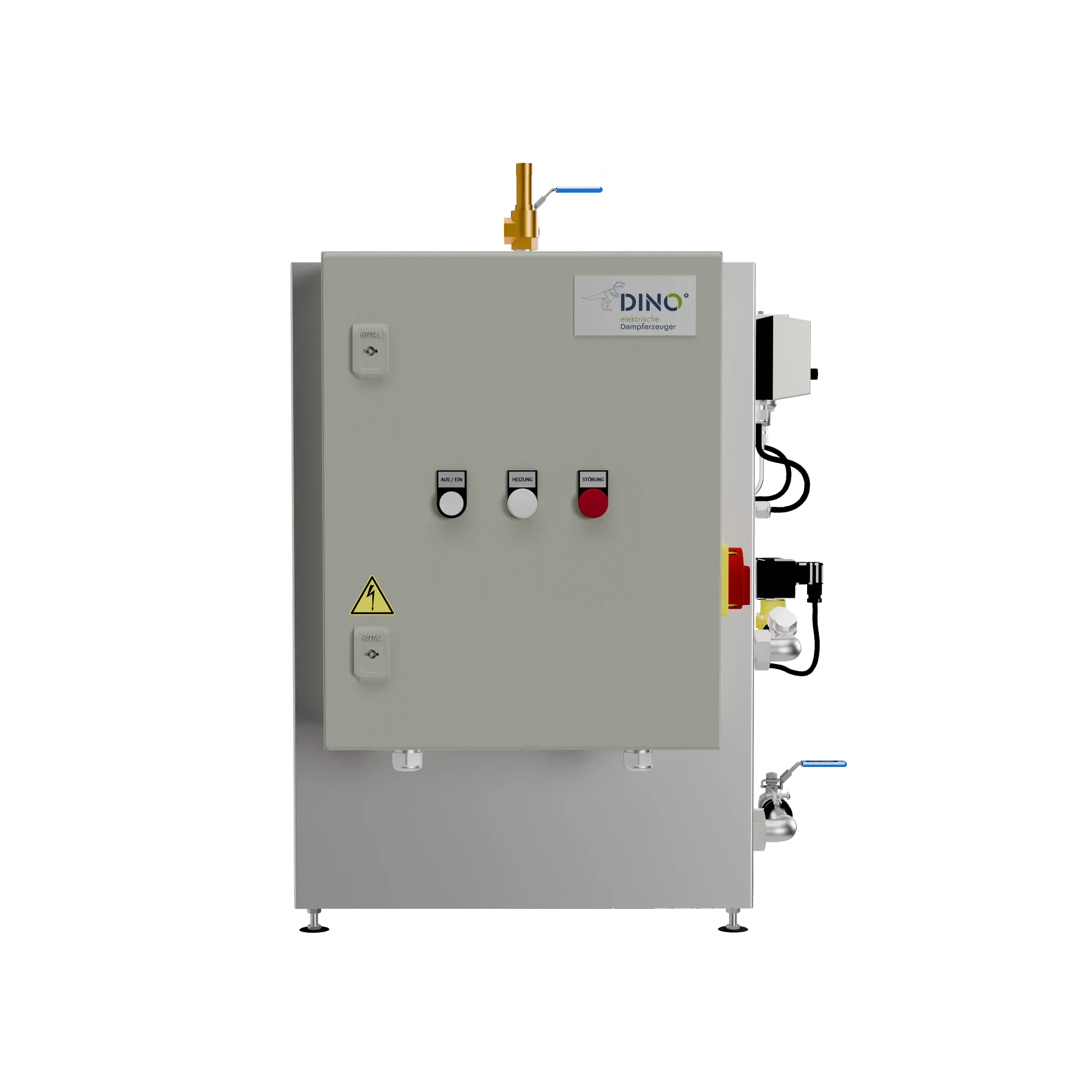 DINO Dampferzeuger NDD – Front view (3D render)