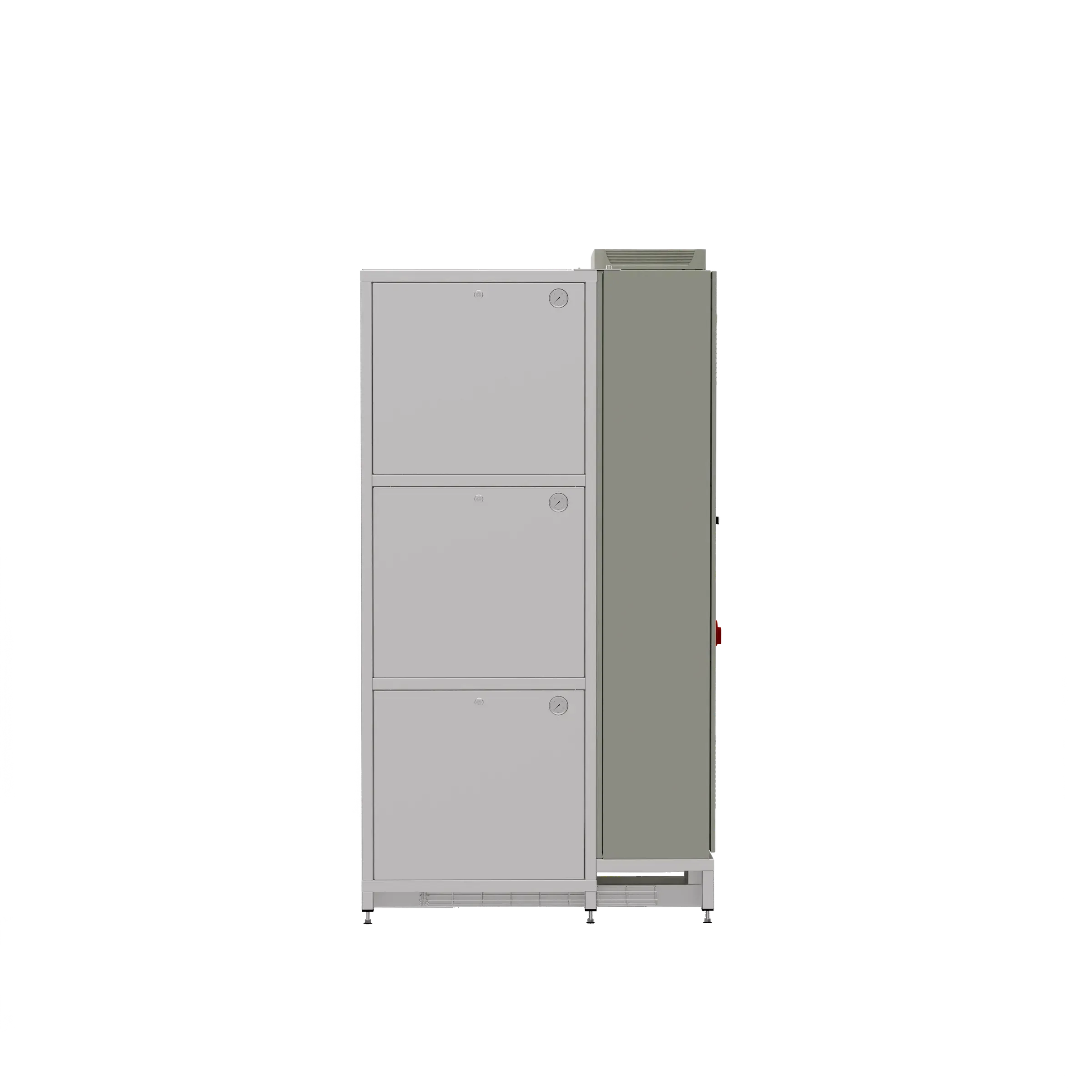 DINO Dampferzeuger CDS-DR-V – Left side view (3D render)