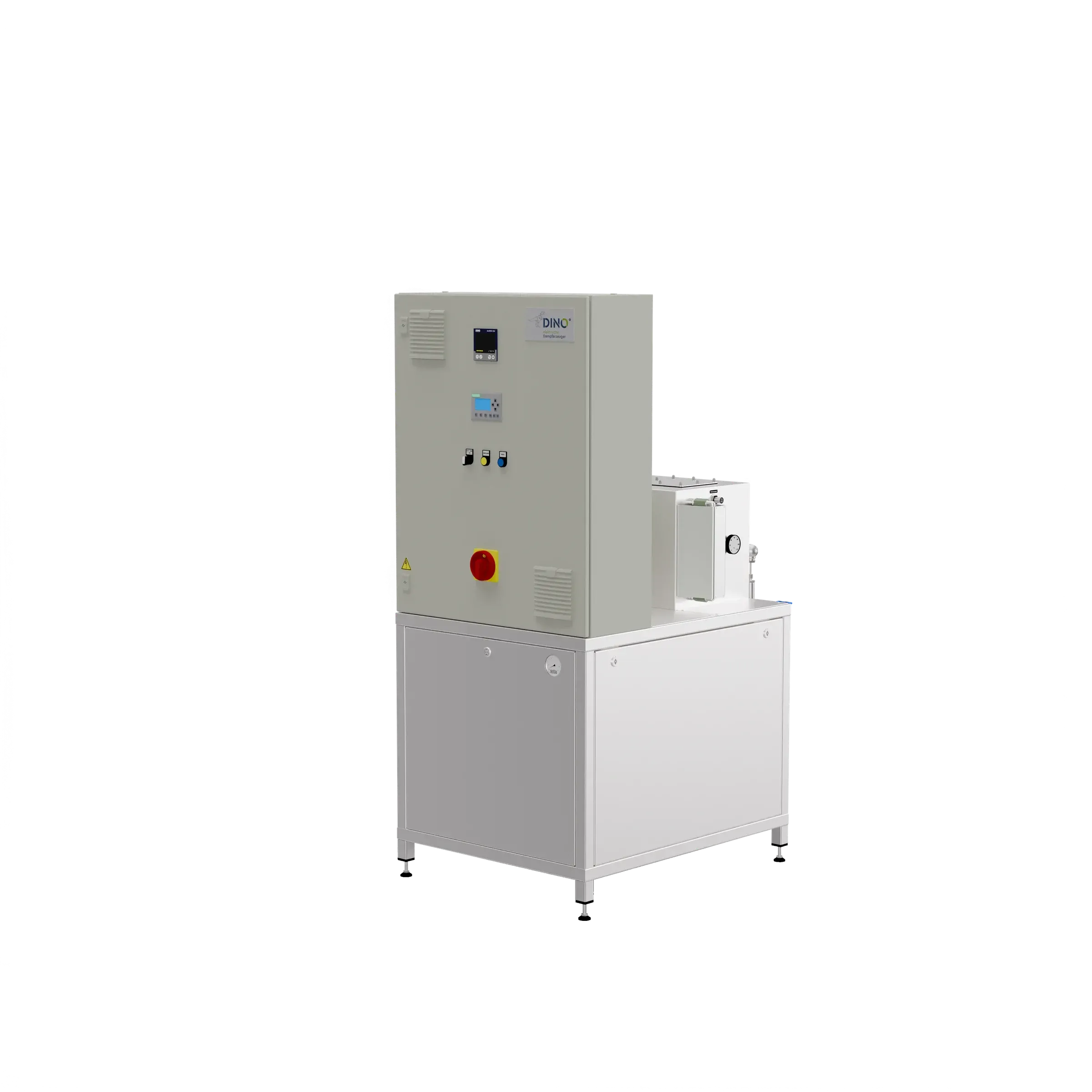 DINO Dampferzeuger CDK-E-H – Front/side view (3D render)