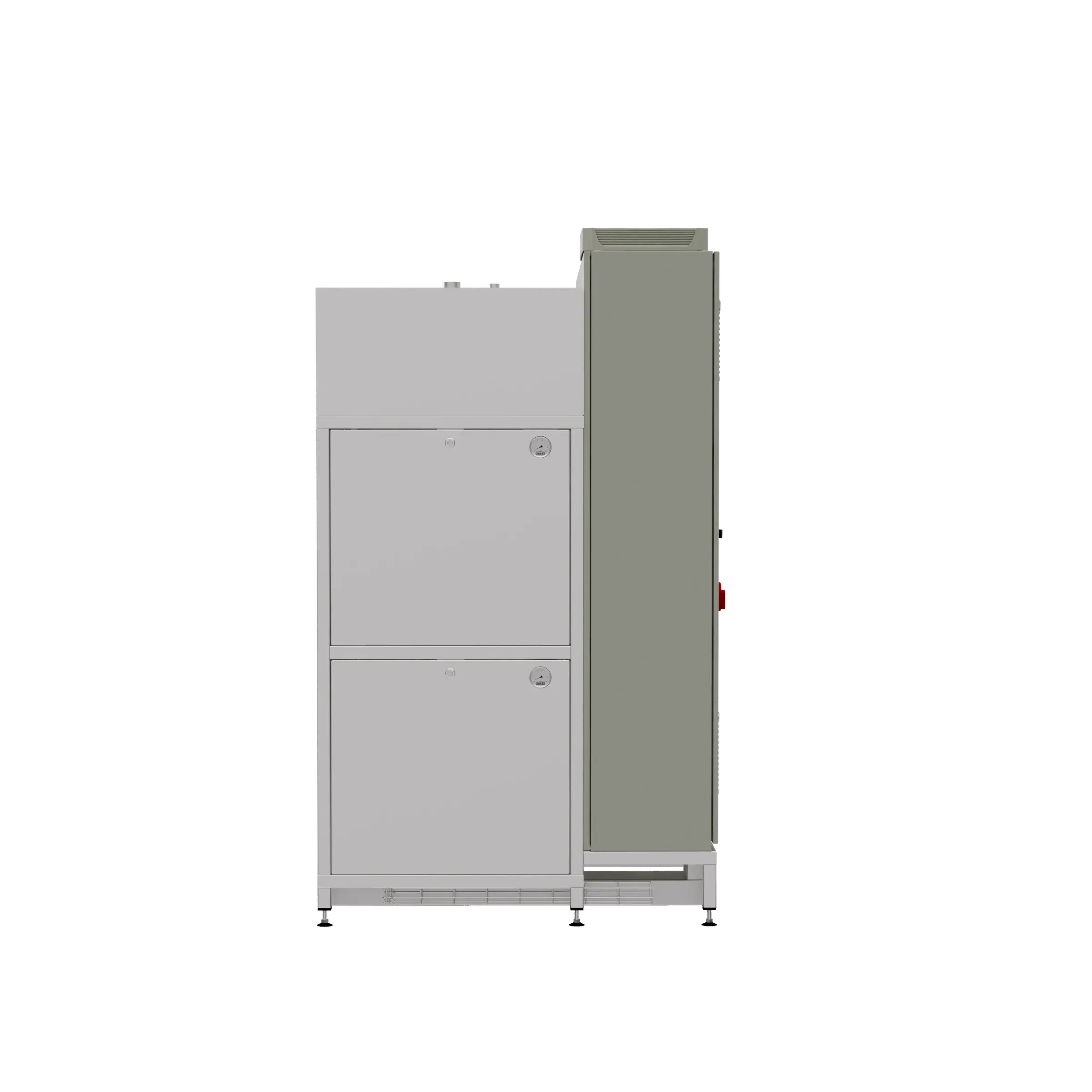 DINO Dampferzeuger CDK-DU-V – Left side view (3D render)