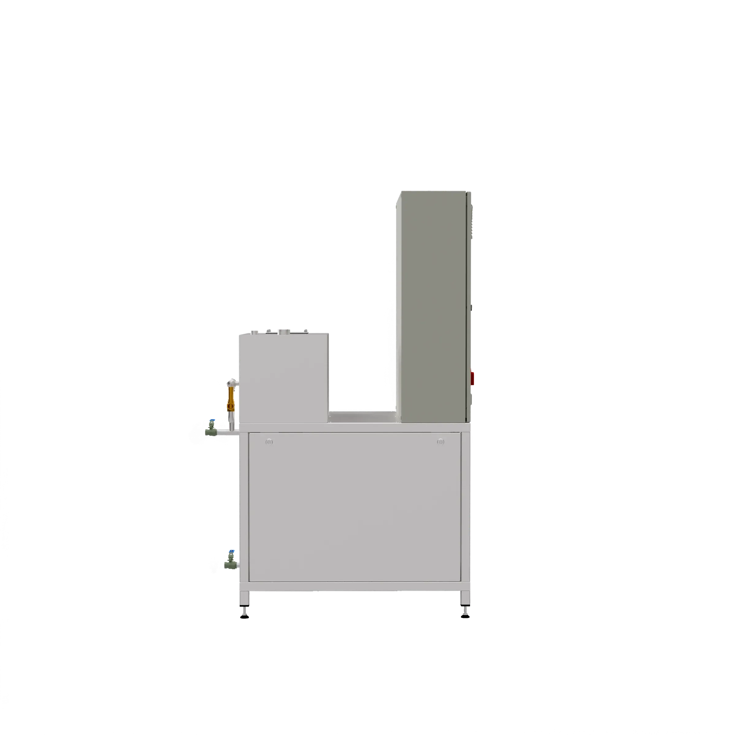 DINO Dampferzeuger CDK-E-H – Left side view (3D render)