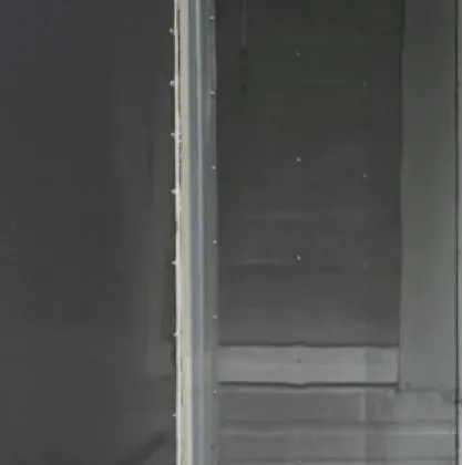 Detail view: Insulated exterior walls