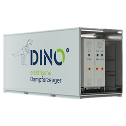 Solución móvil en contenedor DINO – generador de vapor eléctrico en contenedor